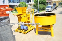 Machine à feuilles de briques Issb eco brava emboîtement boue terre petite machine à emboîter brique vente en tanzanie