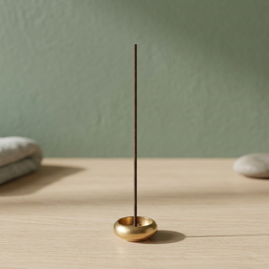 Support d'encens religieux en laiton moderne et simple à cinq trous, style vintage Factory Life Inc., pour encens indien à l'anis étoilé et bois d'agar - Product Image 3
