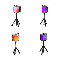 Enceinte portable HOPESTAR PARTY500, enceinte de fête 100W, karaoké extérieur, étanche IPX6, LED RGB, stéréo TWS avec deux microphones