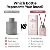 Bouteille diffuseur de parfum cylindrique en verre transparent de 100 ml avec col vissé, décoration d'intérieur, étiquette personnalisée et bouchons avec logo disponibles