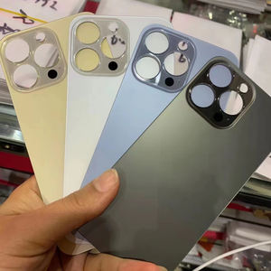 Grande couverture arrière pour Iphone toutes les séries remplacement de verre arrière <span class=keywords><strong>batterie</strong></span> de couverture arrière en verre pour Apple 14 pro max grand trou - Product Image 1