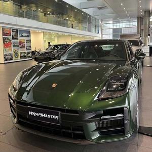 WRAPMASTER 1.52*17m brillant PET chêne vert Wrap vinyle métallique vert autocollant de carrosserie Films d'emballage de voiture - Product Image 5