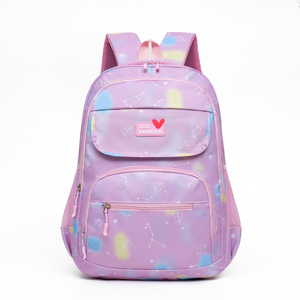 Sac d'école en nylon personnalisé, grande capacité, durable, imperméable, pour adolescents, nouveau design, pour enfants - Product Image 1