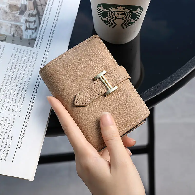Bolsa de cartão simples cidade feminina delicada bolsa compacta multifuncional de alta qualidade