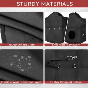 Muestra gratuita: Bolsa de malla resistente para alimento de caballos con correa ajustable, almohadilla cómoda para el cuello y almohadilla para la nariz. - Product Image 2