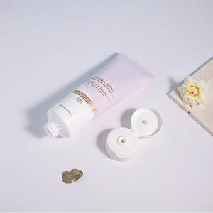 Tube de dentifrice bouteille d'emballage cosmétique haute brillance tuyaux en plastique Tube de lotion 45/60ml crème pressant tubes d'emballage en stratifié - Product Image 4