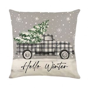 New Arrival Christmas Pillow Holiday Jubilant Decoration Home Sofa <b>Cushion</b> <b>Cover</b> Living Room Bedroom Throw Pillowcase - Product Image 6