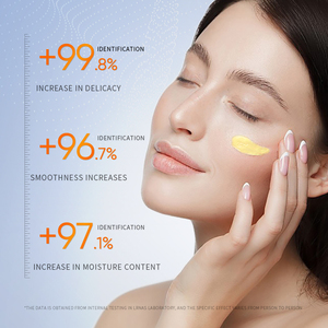 Masque Facial Hydratant et Lissant au Curcuma, Rénovateur au Collagène, Nourrissant et Éclaircissant pour la Peau du Visage, Marque Privée OEM ODM LRNAS - Product Image 4