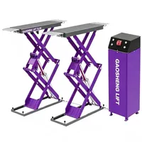 Elevador Hidráulico para Autos Tipo Tijera, Fácil de Instalar, Resistente a la Corrosión, para Talleres Automotrices