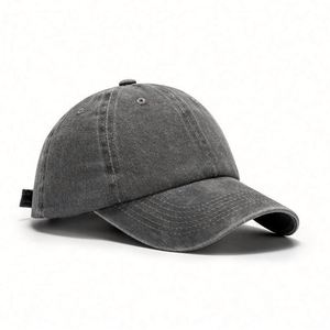 Casquettes de baseball unisexes pour adultes, 6 panneaux, en coton, réglables, pour sports de plein air, avec impression numérique en relief, broderie 3D et métal - Product Image 1