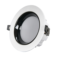 Éclairage intérieur AC85-265V, plafonnier LED SMD anti-éblouissement, rond, carré, en aluminium, encastré, pour chambre à coucher, salon