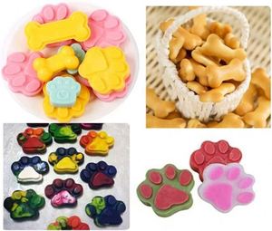 Puppy Dog Paw & Bone Shaped Molds Dishwasher Safe Premium Silicone Cake Mold Biscuit Chocolate <b>Cookies</b> Baking Pans - Product Image 4