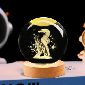 Luminescent Ciel Étoilé Planète Lune Boule De Cristal Petite Veilleuse Projection Atmosphère Lumière - Product Image 2