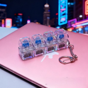 Fidget Spinner Clavier Lumineux LED en Acrylique Anime, Anti-stress pour Enfants, Porte-clés, Cadeau pour Enfants, Meilleure Vente - Product Image 5