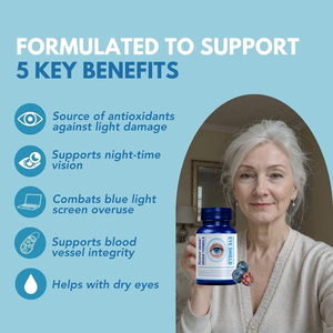 Formule de capsules Eye Shield Bilberry Lutein Zeaxanthin & Astaxanthin de haute qualité, favorise la santé oculaire et réduit la fatigue oculaire. - Product Image 3