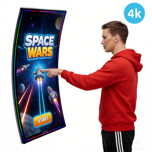 Écran tactile incurvé professionnel pour machine à sous de casino avec halo programmable pour <span class=keywords><strong>jeu</strong></span> de compétences - Product Image 6