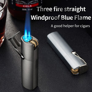 Gas Pemantik Api Tinggi Antik Vendor dengan Pemotong Rokok - Product Image 5