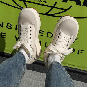 Chaussures pour hommes à semelle épaisse et grande taille, tendance sport, en PU artificiel et maille, décontractées, nouvelle collection 2025, transfrontalières, génération <span class=keywords><strong>Z213</strong></span> - Product Image 3