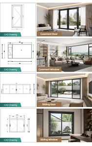 <span class=keywords><strong>Porta</strong></span> Scorrevole in Alluminio Stile Fienile con Binario Superiore <span class=keywords><strong>a</strong></span> Vista e Vetro Scanalato per la Privacy, Ideale per Partizioni Interne di Case Moderne in Stile Rustico - Product Image 6