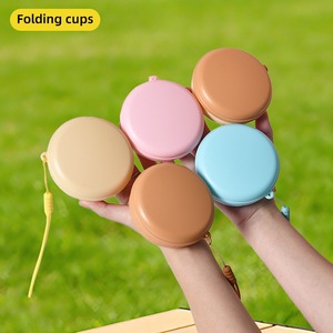 200ml Fun Ice Cream Cone Collapsible Silicone <b>Cup</b> <b>with</b> Direct Drinking <b>Lid</b> Leak-Proof & Eco-Friendly - Product Image 2