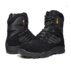 TSB14 Outdoor Classical Training <b>Hiking</b> Camping Camouflage Delta Black Suede <b>Boots</b> - Product Image 5