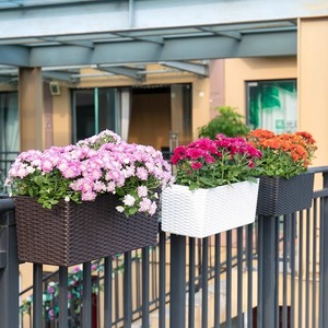 <span class=keywords><strong>Jardinière</strong></span> rectangulaire auto-absorbante JQ pour balcon, mur, balustrade, <span class=keywords><strong>rebord</strong></span> <span class=keywords><strong>de</strong></span> <span class=keywords><strong>fenêtre</strong></span>, extérieur - Product Image 2