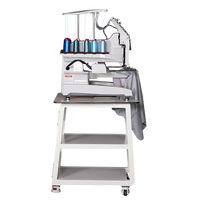 FUJA Machine à broder domestique à tête unique 12 aiguilles Cap Tshirt Sock Bordadora 1 cabezal