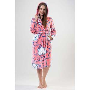 BAYAN SOFT KAPSONLU UZUN KOL CEPLI UZUN SABAHLIK - สีชมพู - สีชมพู - Product Image 1