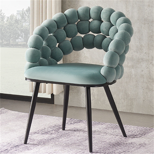 Silla de <span class=keywords><strong>Comedor</strong></span> de Estilo Moderno, Asiento de Tela de Algodón, Estructura de Acero Resistente, para Hogar, Oficina, Baño, Dormitorio, Villa, Cafetería, Hotel, Boda - Product Image 6