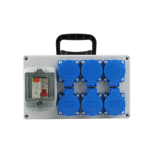 Boîte de prise industrielle étanche d'équipement de distribution d'énergie portative pour l'entretien provisoire de distribution de chantier de construction - Product Image 3