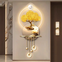 Vente directe d'usine, peinture LED en acrylique avec pendentif en métal, gravure UV, art, décoration d'intérieur, peinture décorative