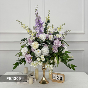Venta de Fábrica: Bola de Flores Artificiales Color Púrpura para Eventos, Decoración de Bodas - Product Image 2