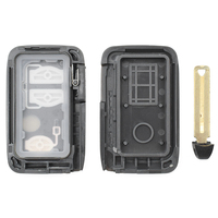 Carcasa de llave inteligente, hoja de llave de emergencia sin cortar, funda para llavero, llave de coche, repuesto de llave, suministros para cerrajeros, llave de vehículo