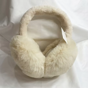 गर्म बिक्री नई <span class=keywords><strong>2025</strong></span> फैशनेबल नकली फर नरम असली रेक्स खरगोश सुनवाई शीतकालीन रक्षक गर्म फैशनेबल इयरमफ - Product Image 2