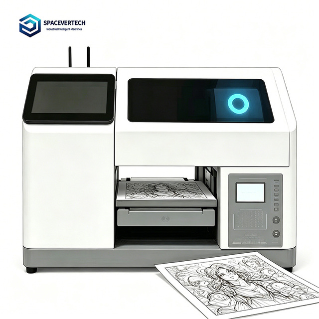 Portable A5 UV Printer Digital 3D Relief Printing Machine for Crystal Label Phone Case Wine Bottle Acrylic Printing