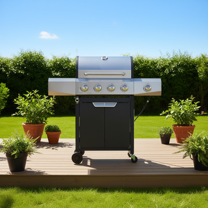 Parrilla de gas propano de acero inoxidable Db 4 con quemador lateral para barbacoa al aire libre - Product Image 2