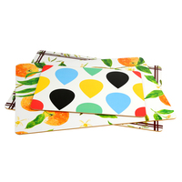 KUKESI Tapis de table en liège et bois MDF de haute qualité, napperon à sublimation, tapis de table pour assiette de restaurant
