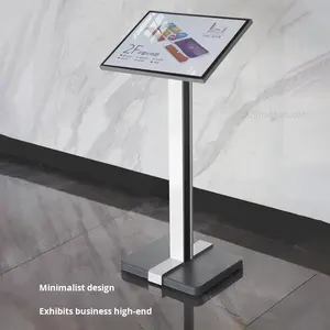 Support de signalisation vertical en acier inoxydable A3 écologique moderne pour affichage d'eau, support de signalisation publicitaire sur pied - Product Image 1