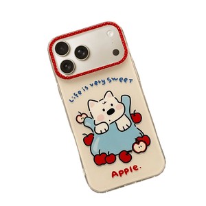 Funda de TPU Resistente a Caídas con Lentes de Colores para 17 Pro Max 16 Pro Max, Diseño de Perro de Dibujos Animados, Color Rojo - Product Image 5