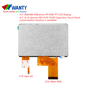 Wanty 4.3 inch 10-điểm màn hình cảm ứng LCD TFT hiển thị công nghệ cao Loại sản phẩm Màn hình cảm ứng màn hình - Product Image 6