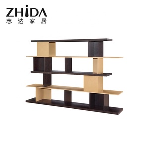 <span class=keywords><strong>Libreria</strong></span> Moderna in <span class=keywords><strong>MDF</strong></span> con Finitura Gialla Opaca e Impiallacciatura Affumicata, Personalizzabile, da Fornitore OEM Zhida - Product Image 2