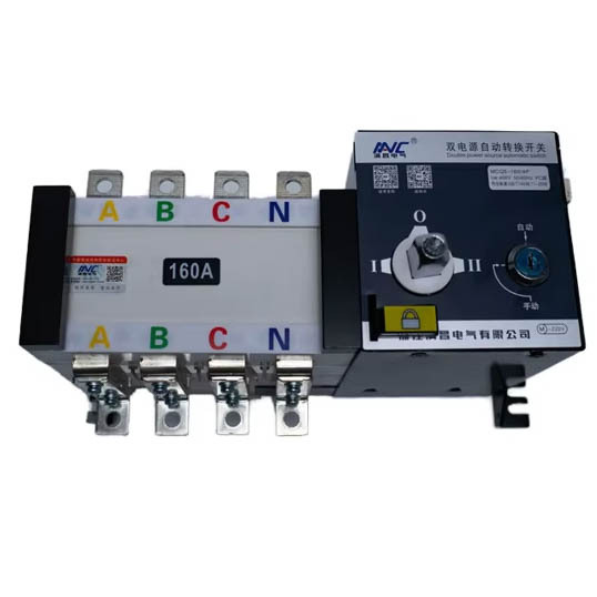 High Quality Dual Power Automatic Changeover Switches 3P 4P ATS IndustriaGrade 160A 250A 400A 1600A 3200A for 3P 4P Power