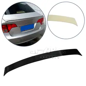 Stock ricambi automobilistici all'ingrosso Spoiler per labbro posteriore in fibra di carbonio ABS per Honda Civic 8a generazione 2006-2011