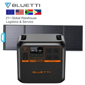 Bluetti AC180P Paneles solares Mini Kit de generador solar portátil Generador de energía solar 1800 vatios