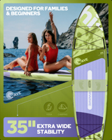 Planche de paddle gonflable de nouvelle conception fabriquée en Chine, en matériau Drop Stitch, pour la pratique du paddle surf en eaux océaniques.