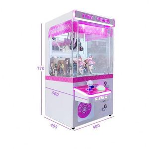 Baihui Animation Mini machine à griffes à monnayeur, jeu d'arcade Tide House, distributeur de prix, avec armoire métallique pour peluches - Product Image 3
