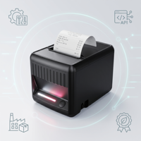 Impresora Térmica de Recibos OEM de 80 mm y 203 DPI, Venta al por Mayor de Fábrica, con Cortador Automático ESC POS, USB, LAN, RJ11, para Pequeñas Empresas y Oficinas, Modelo MHT P80E