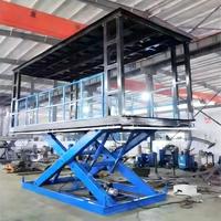 Nouvel élévateur vertical hydraulique avec plateforme tournante, capacité de charge de 2 tonnes, protection IP65 pour usage commercial
