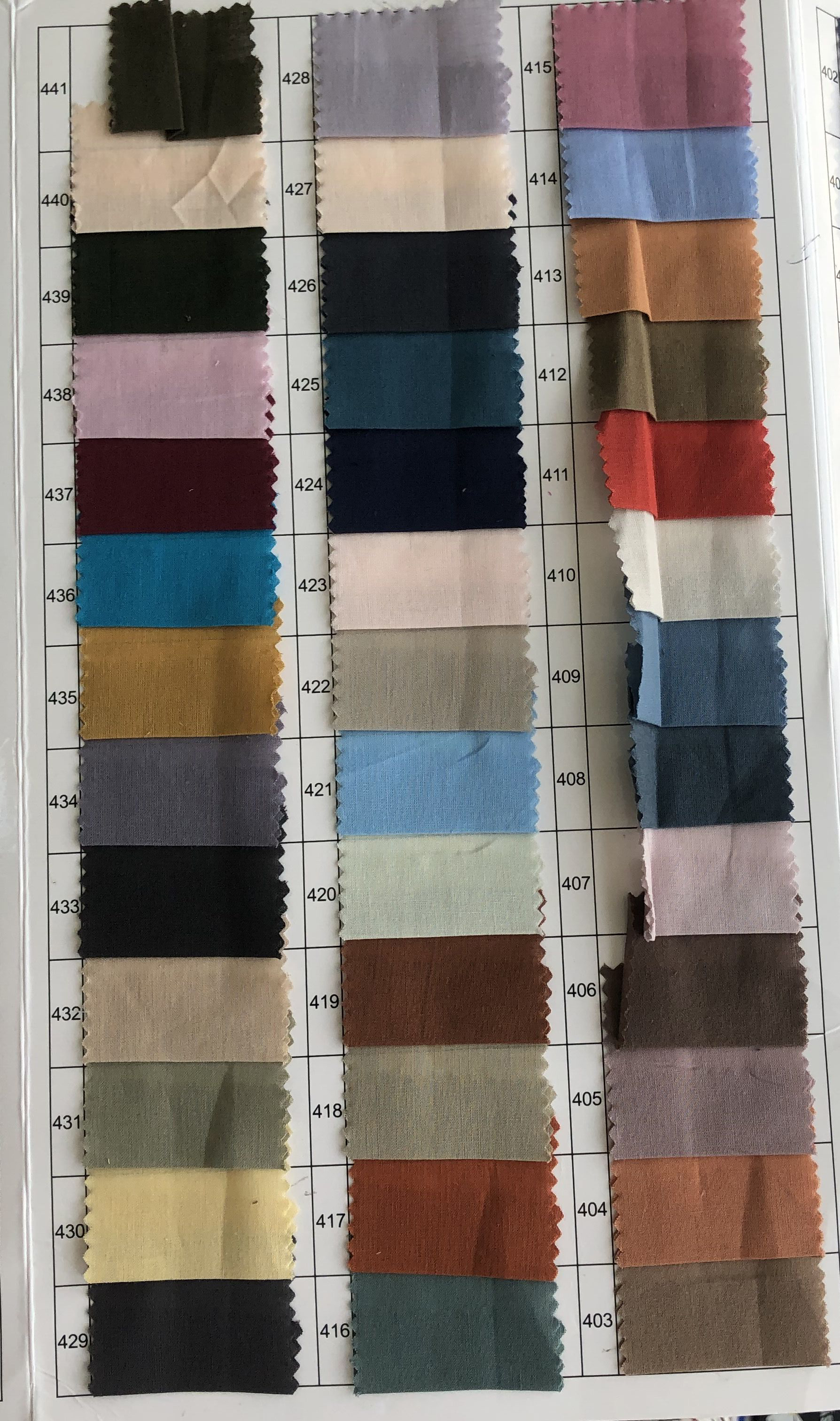 color card
