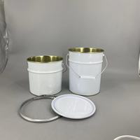 Seau en étain en métal de 5 gallons/10 litres pour l'utilisation de la peinture